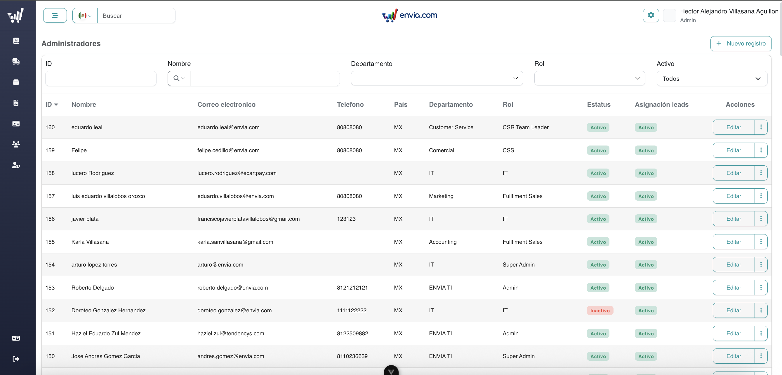 Administrators list with Assign permissions button